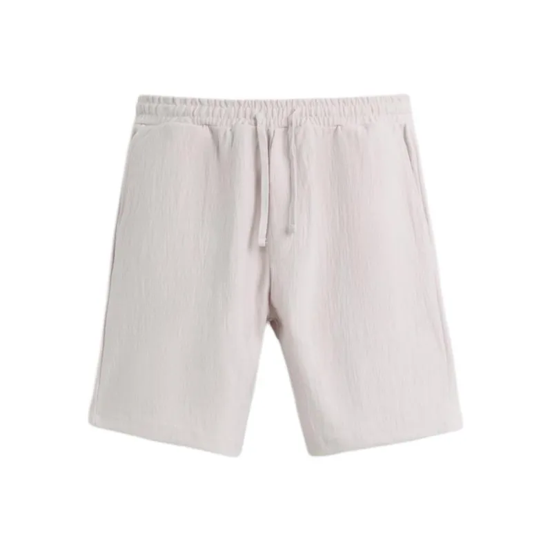 ZARA Casual Shorts Men Pink/Light Purple-0