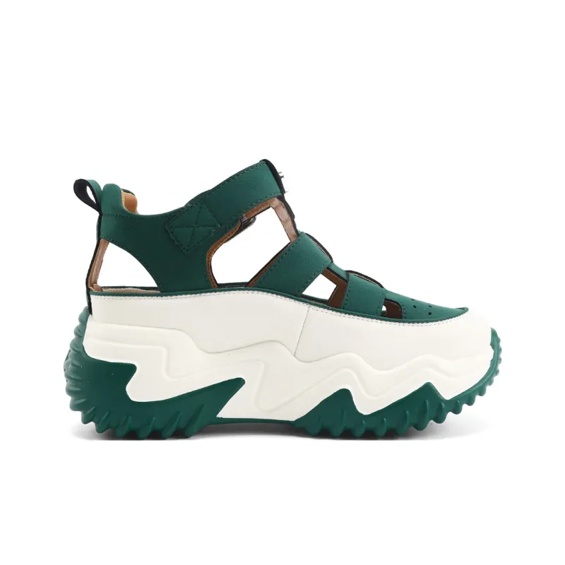 TOM TAILOR Crimson Mango Platform Sandal Height Increasing Breathable Low Top Casual Shoes Women's-2