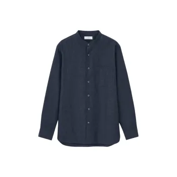 UNIQLO Shirts Men Navy Blue