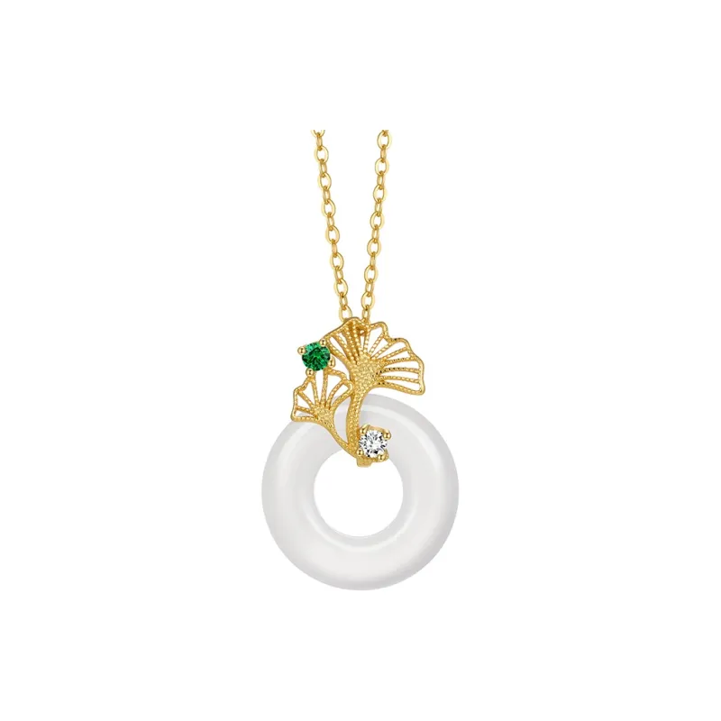 Zheng Baifu Natural Chalcedony Necklaces Women's-2