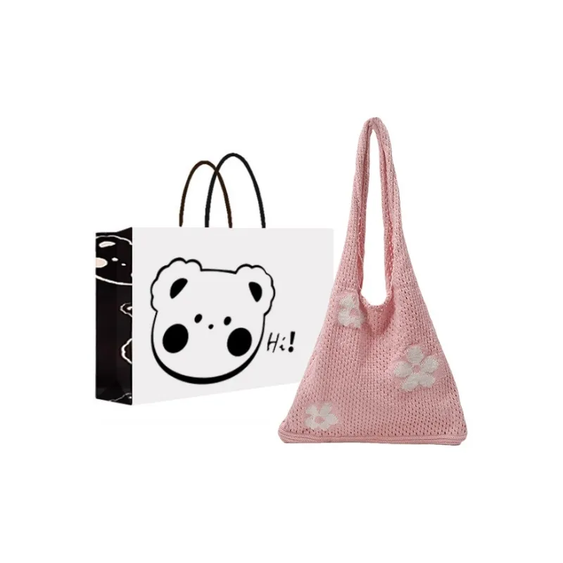 NX DOUGHNUT Woven Shoulder Bag Women's Multicolor-5