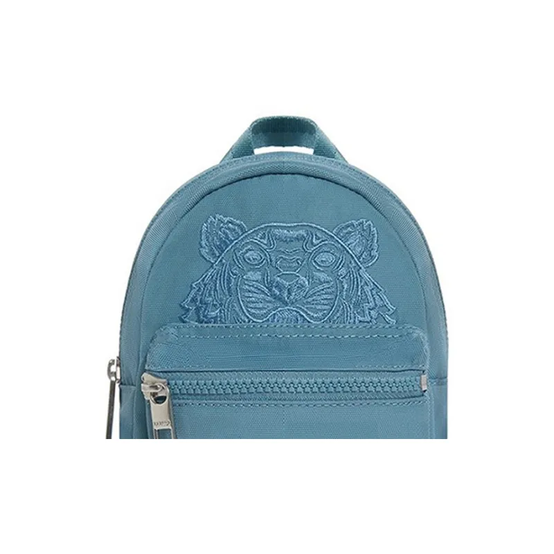 KENZO Polyester Backpack Mini Unisex Denim Blue-4