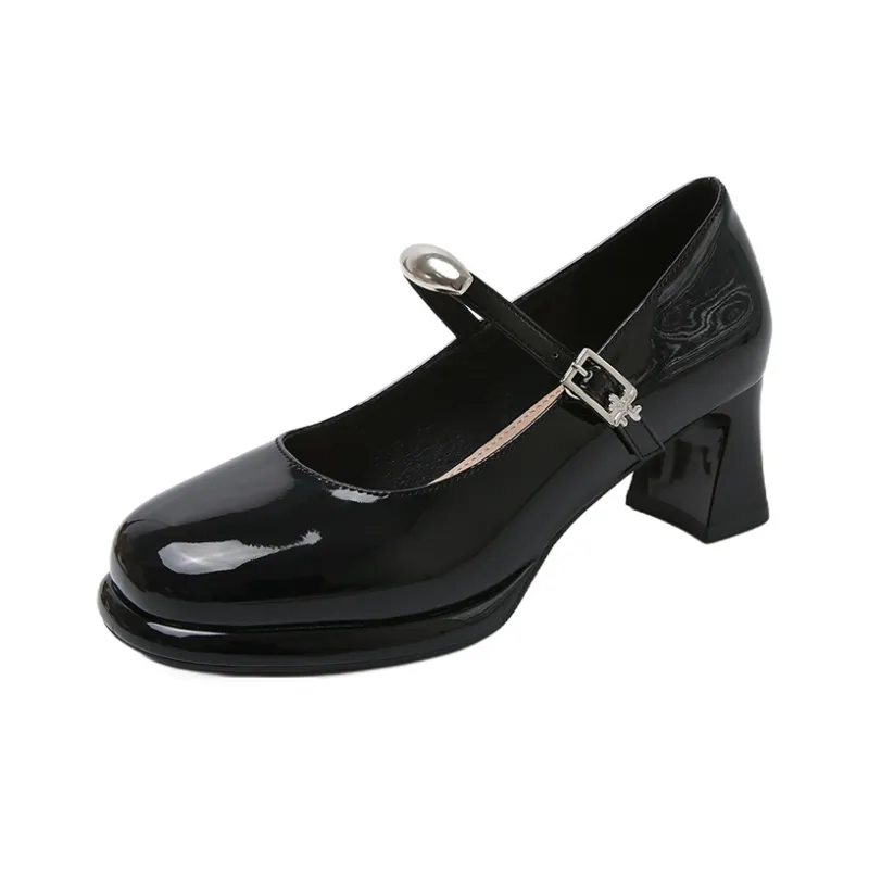 Dragon Dance Chunky Heel High Heels Women's-0