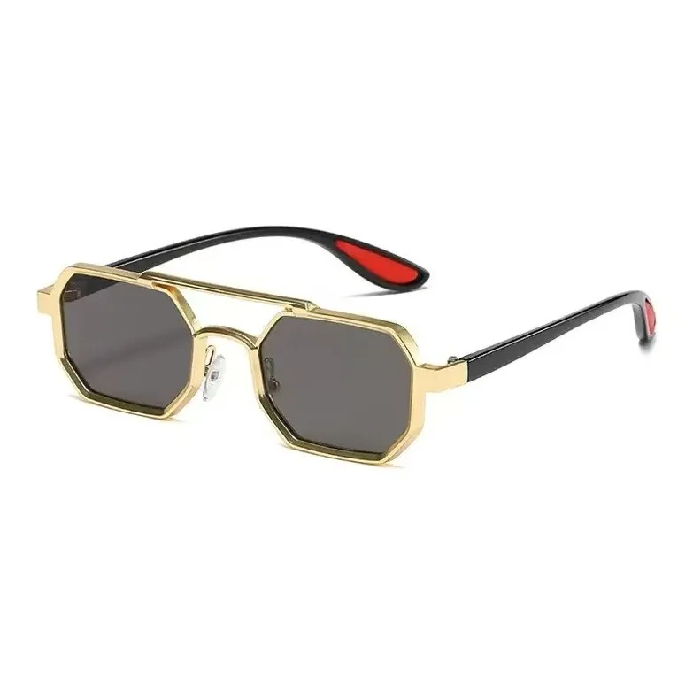 YALMY Metal Irregular Shape Sunglasses Men's-2