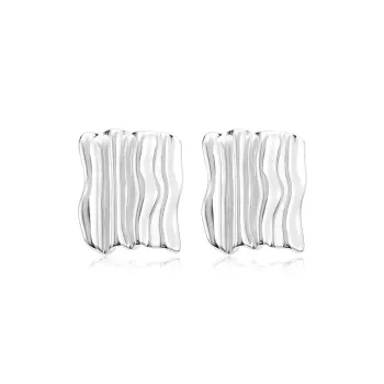 CENTURY&KINDLE S925 Silver Stud Earrings Women's