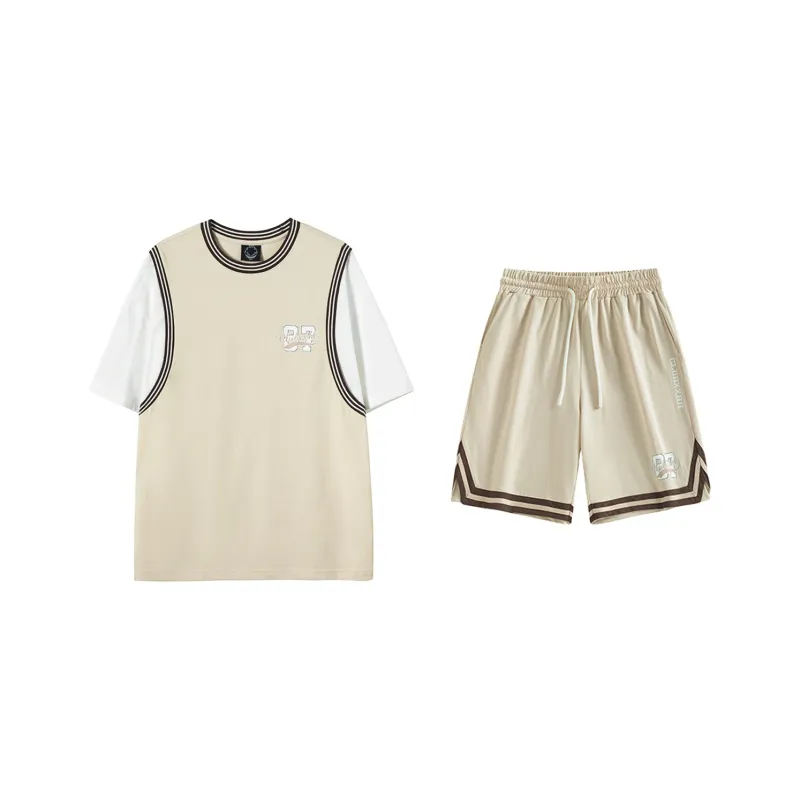 Clubxxhh Casual Sportswear Unisex Khaki-0