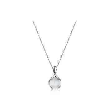 Teddy Bear Collection Chalcedony Necklaces Women's