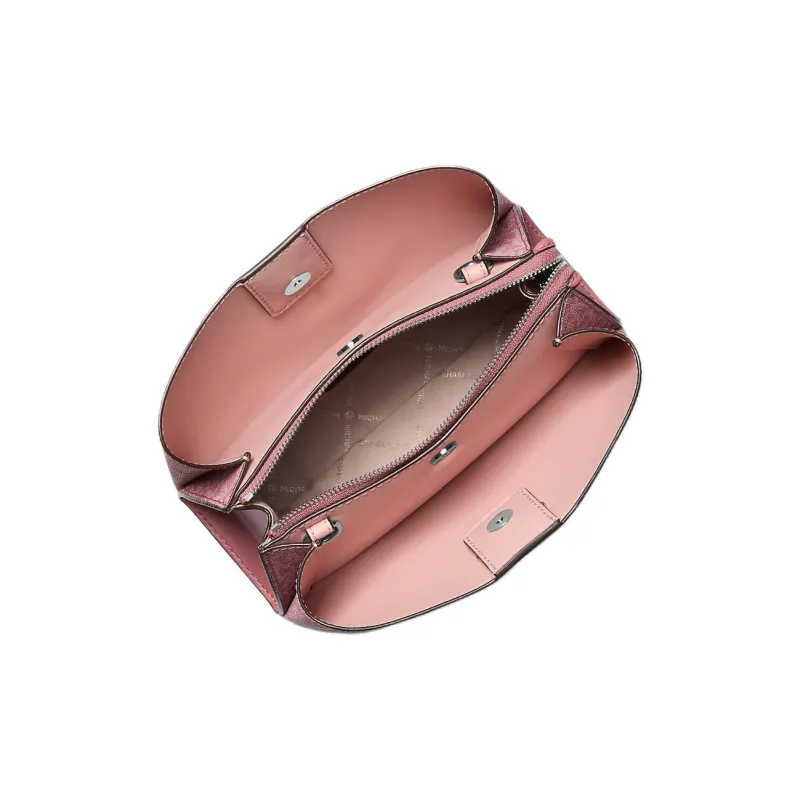 MICHAEL KORS Canvas Bag, Shoulder Bag, Crossbody Bag Trumpets Women's Fuchsia-1