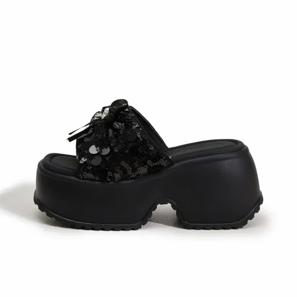 Milan Love Song Rubber Foam Outsole Slip Resistant Abrasion Resistant Cushioning Slide Slippers Women's-7
