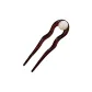 White Bead U-Shaped Hairpin