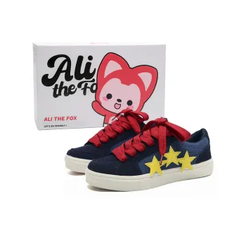 ALI THE FOX Slip Resistant, Abrasion Resistant, Lightweight, Breathable Low Top Skateboard Shoes Unisex