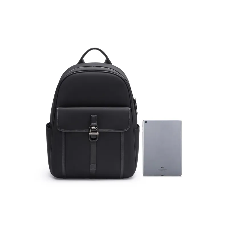 Chrisdien Deny Fabric Backpack Men's Black-3
