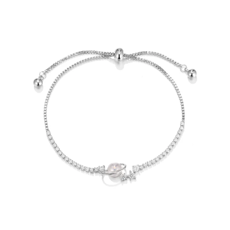 Clect Synthetic Cubic Zirconia Bracelets Women's-0