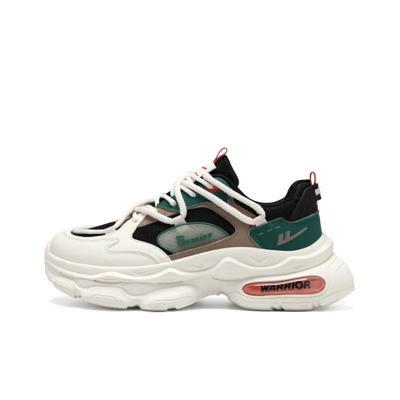 Warrior Abrasion Resistant Breathable Height Increasing Low Top Chunky Sneakers Men's-7