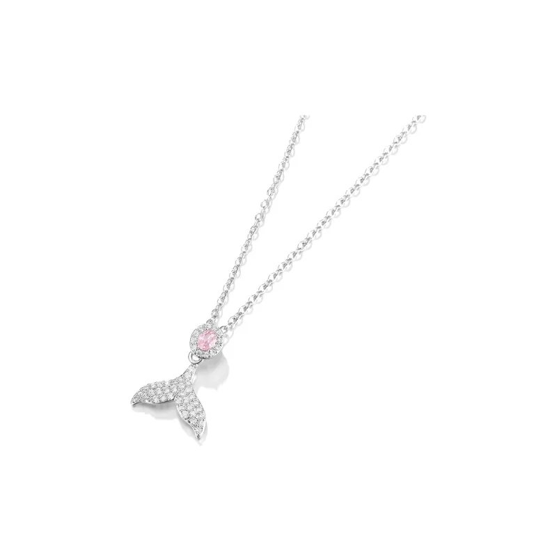 Clect Synthetic Cubic Zirconia Necklaces Women's-1