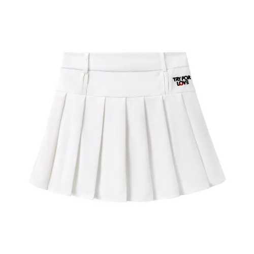 Tryforlove Casual Short Skirts Women's White
