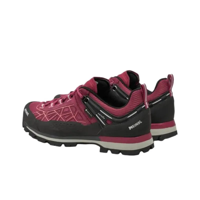 MEINDL Literock Anti Slip Wear Resistant Low Top Hiking Shoes Women's Dark Pink-2