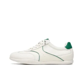 C°BANNER Low Top Skateboard Shoes Men's White Green