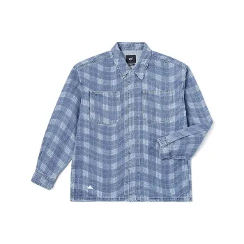 Lee Shirts Men Medium Blue