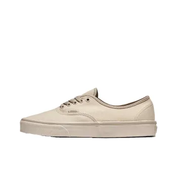 Vans Authentic Low Top Skateboard Shoes Unisex Beige