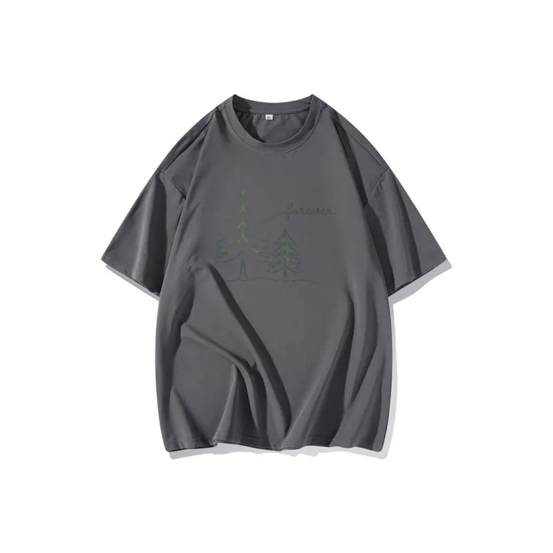 FAIRWHALE Drop Shoulder Sleeve T Shirt Women's-12