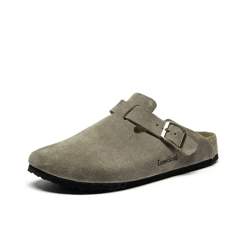 LEAVELAND Closed Toe Slippers Men's-6