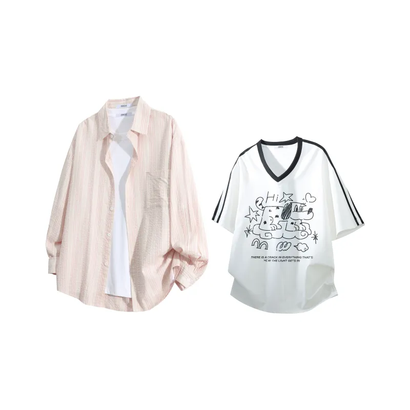 OGEK Shirt Matching Sets Unisex-0