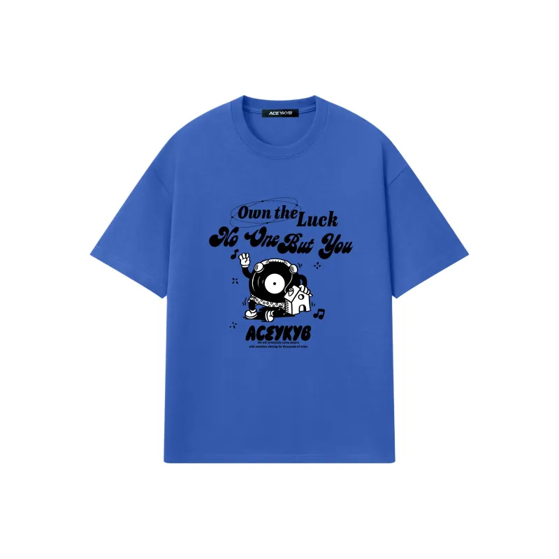 YK&YB T Shirts Unisex Royal Blue-0