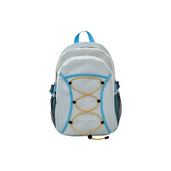 WICKBUEN Polyester Backpack Unisex Blue/Green/Black