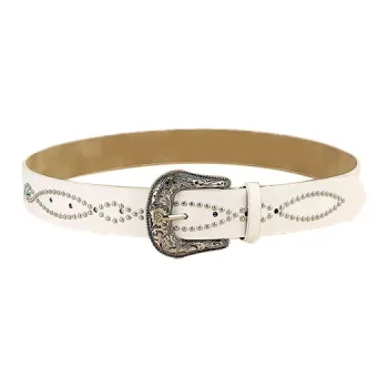 JKEM PU Leather Belts Unisex 3.7cm