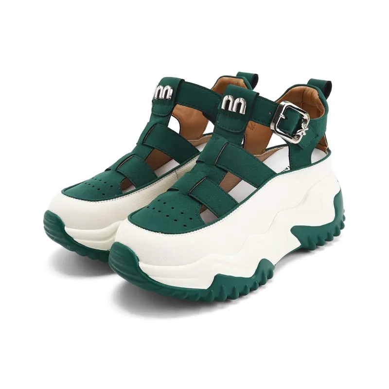 TOM TAILOR Crimson Mango Platform Sandal Height Increasing Breathable Low Top Casual Shoes Women's-1