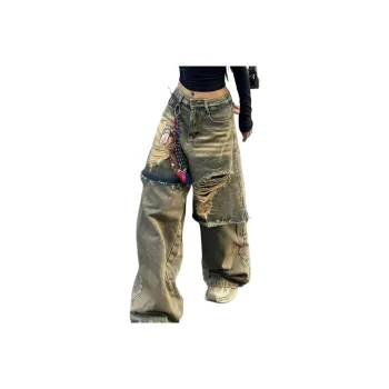 HAPPY PARTY Jeans Unisex Yellow Mud
