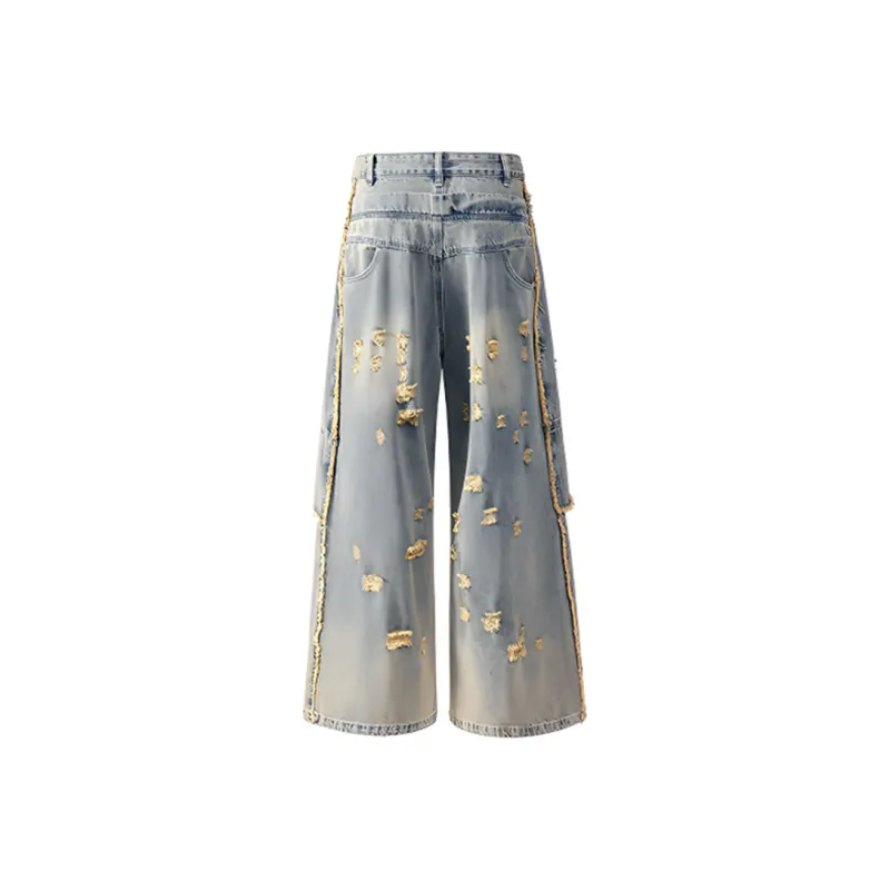 HKRXEC Jeans Men Blue-1