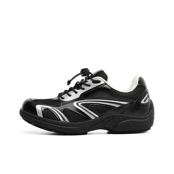 Angelmi Abrasion Resistant, Breathable, Lightweight Low Top Casual Shoes Men's Black