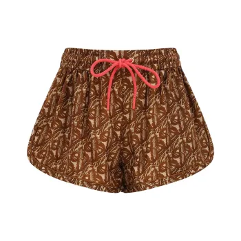 Zimmermann SS25 Casual Shorts Women's Brown