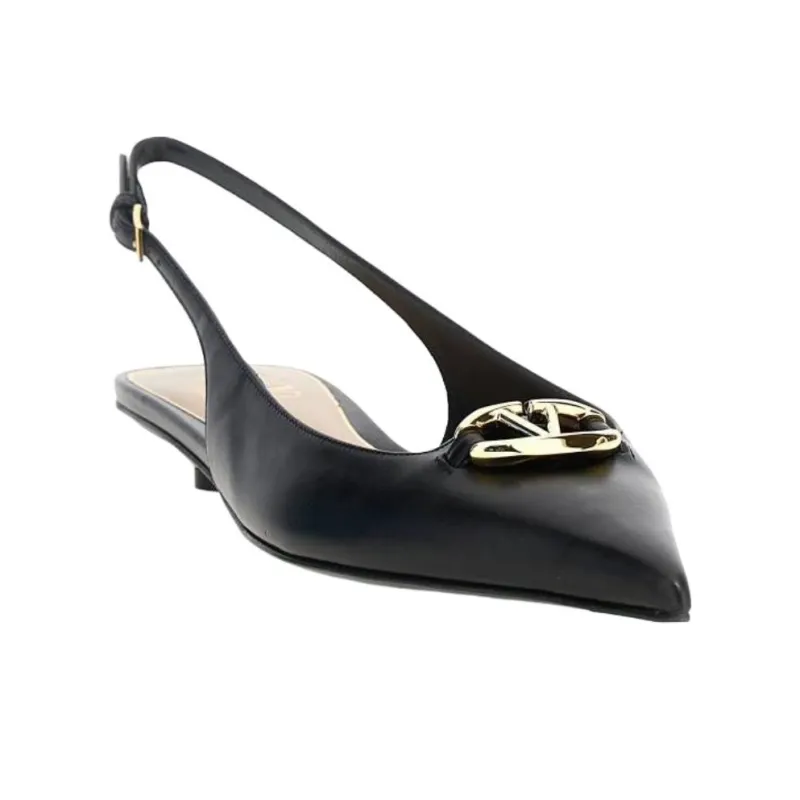 Valentino Vlogo Casual Single Shoes Women's Black-2