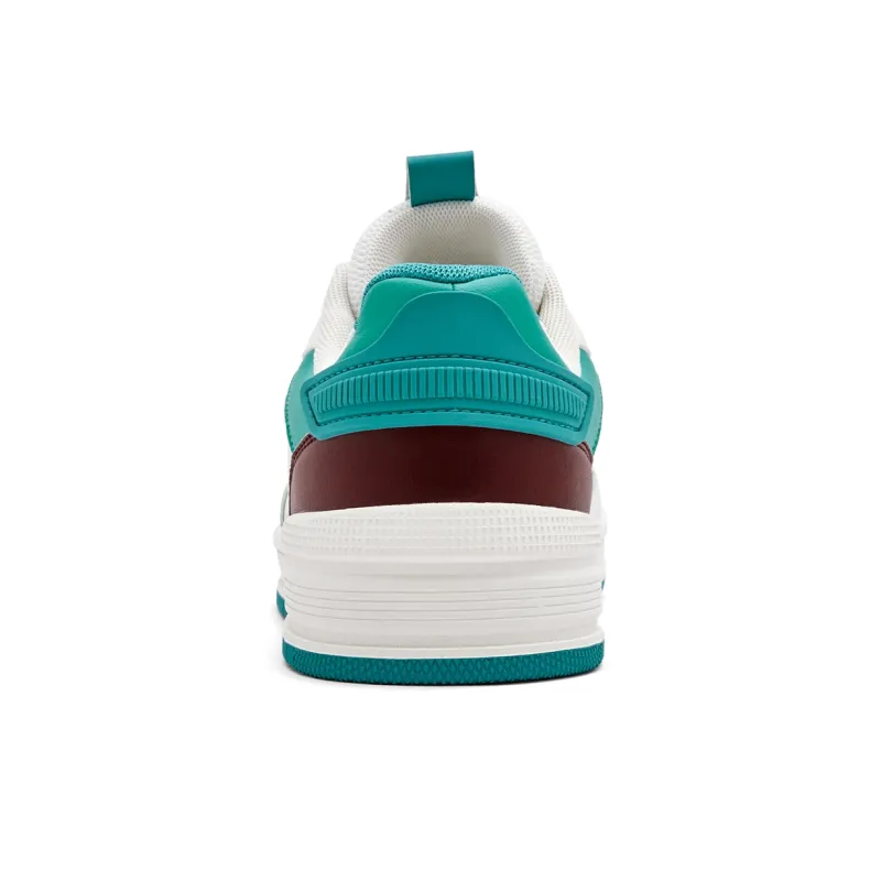 Dickies Low Top Skateboard Shoes Men's White Lake Blue-3