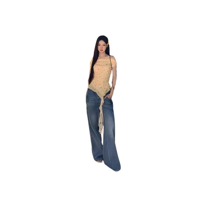 Flowers In Water T Shirt Women's-0