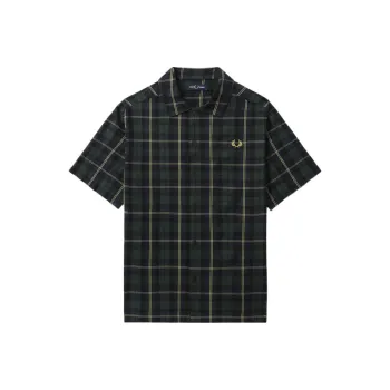 FRED PERRY Shirts Men Marine Blue NYX