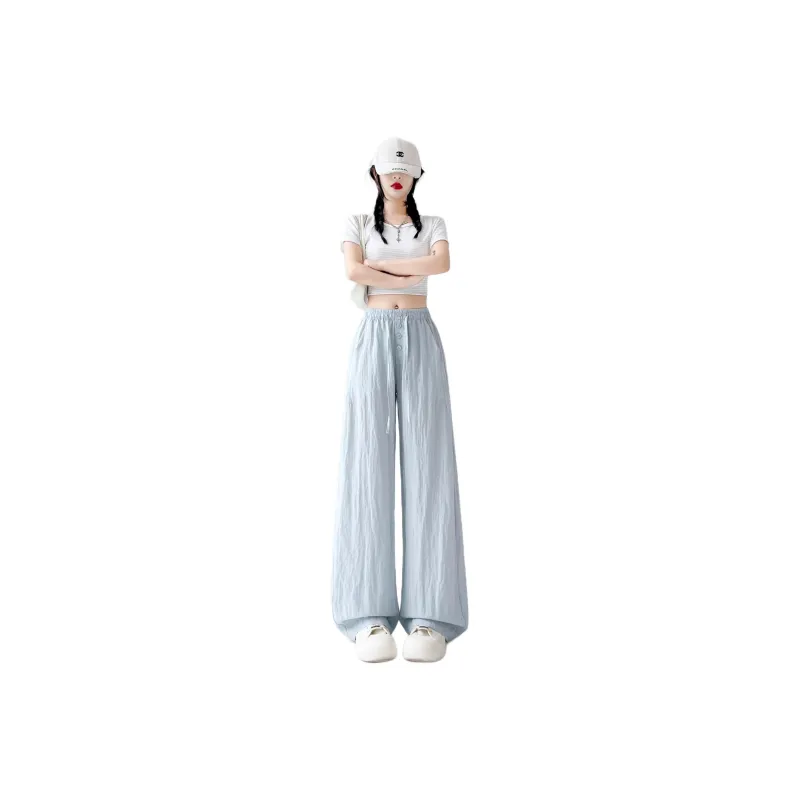 Flowers In Water Casual Pants Women's-3
