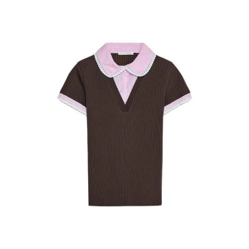 ZARA T Shirts Women's Brown