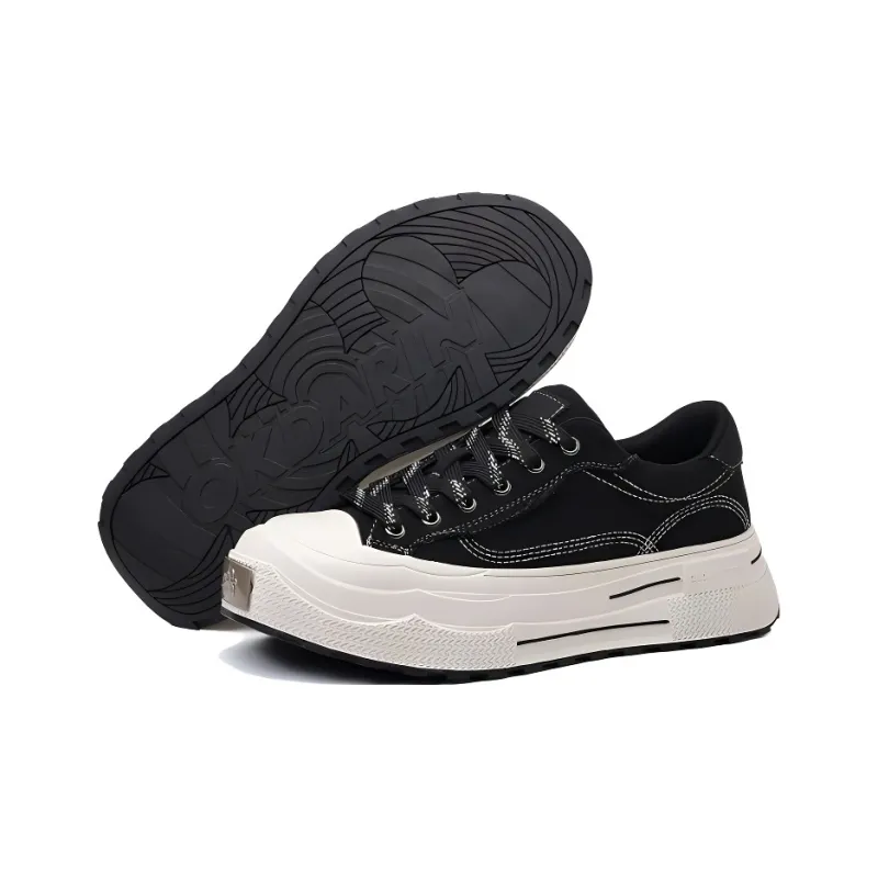 Ignition Low Top Skateboard Shoes Men's Black-4