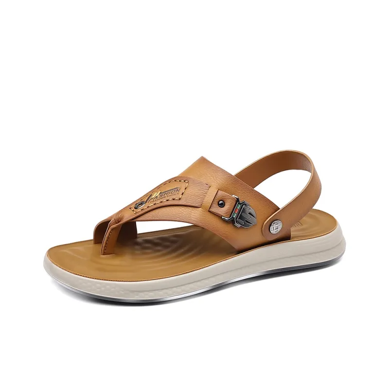 Dunnu Beach Sandals Men Gray-5
