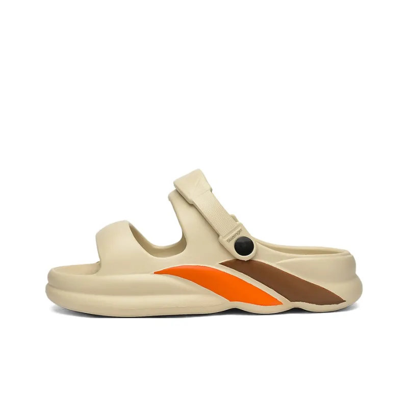 Slazenger Beach Sandals Unisex Black, Khaki-5