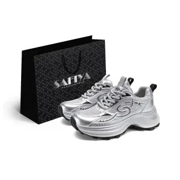 Safiya Cushioning Abrasion Resistant Lightweight Low Top Chunky Sneakers Women's