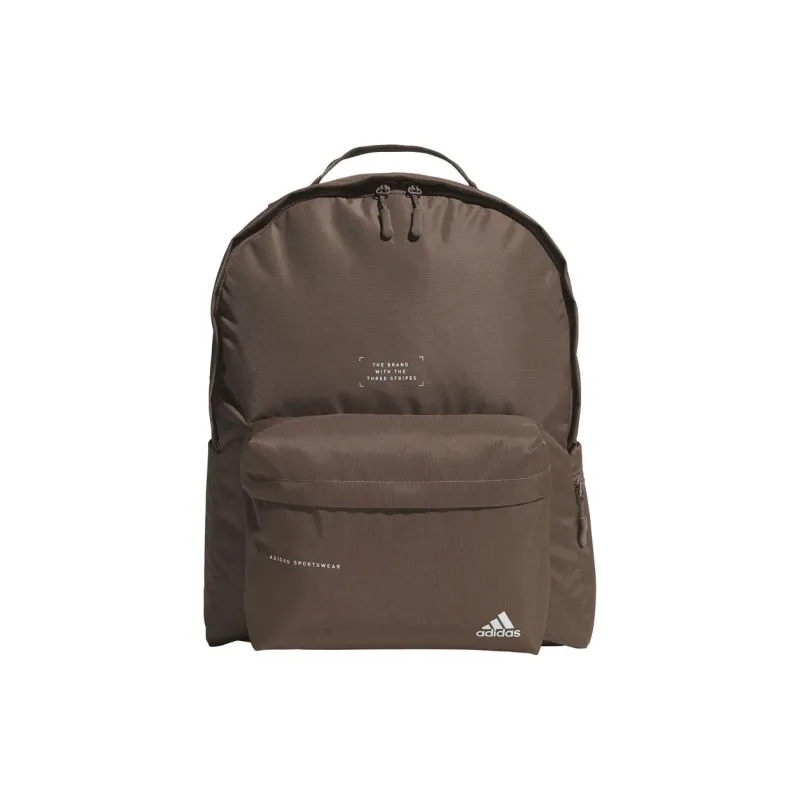 Adidas Nylon Backpack Unisex Brown-0
