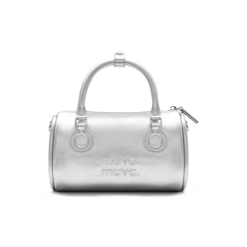 MUVA Cow Leather Shoulder Bag, Crossbody Bag, Handbag Medium Size Women's Multicolor
