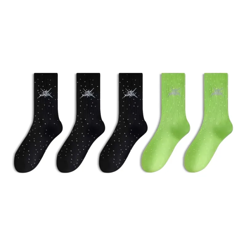 LUOLIAN Mid Calf Socks Men's 5 Pack-2