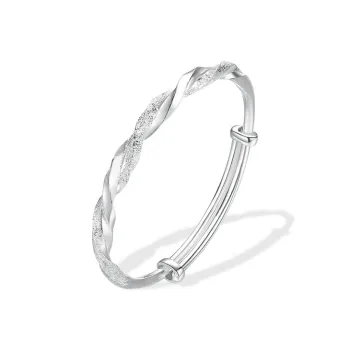 UX 999 Fine Silver Sterling Silver Bracelets Unisex