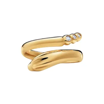 TIFFANY & CO. 18K Gold, Diamond Rings Women's Gold